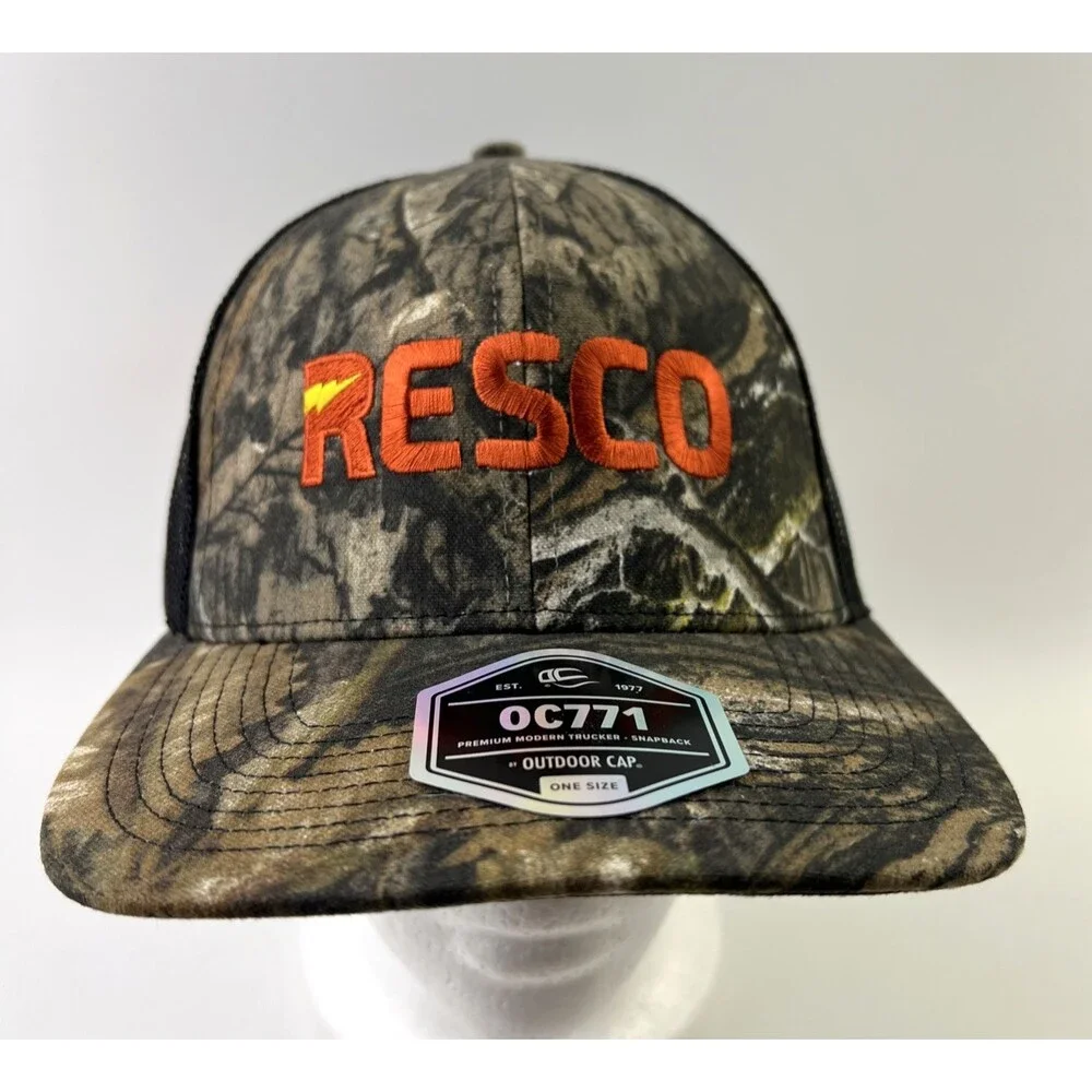 Resco Adjustable Camouflage Hunting Cap Hat New With Tags
